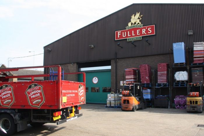 fullers industrial roller door for brewery