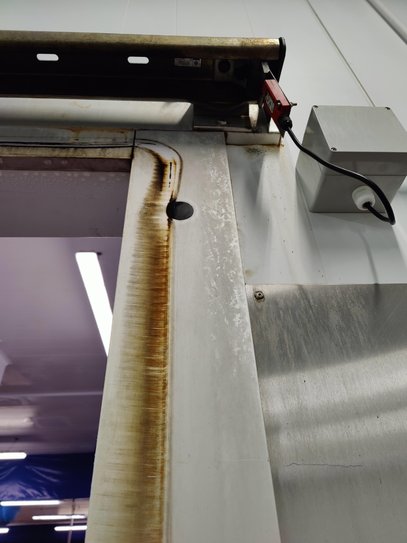 damaged industrial doors