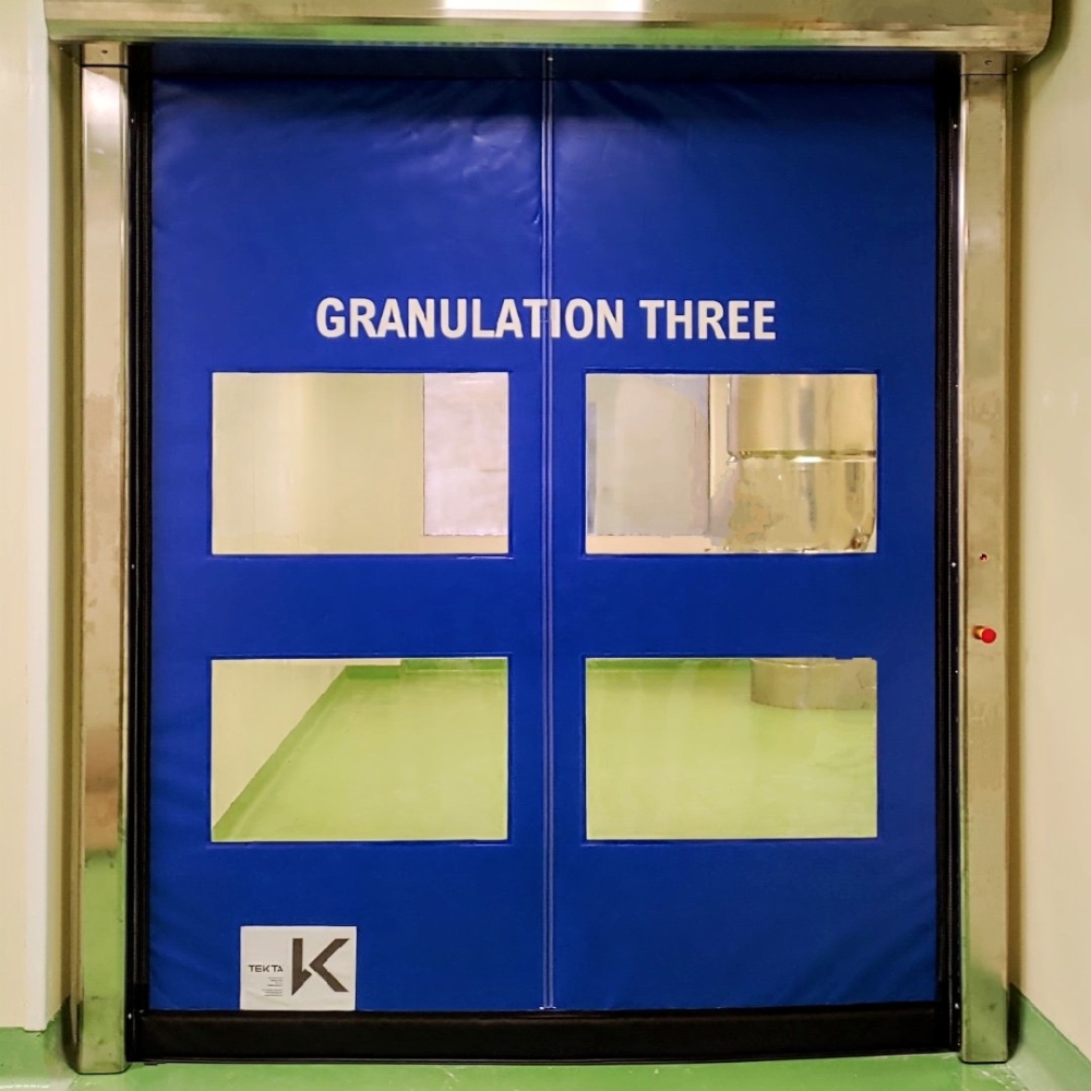 Rapidor Pharma High Speed Door Bespoke Artwork